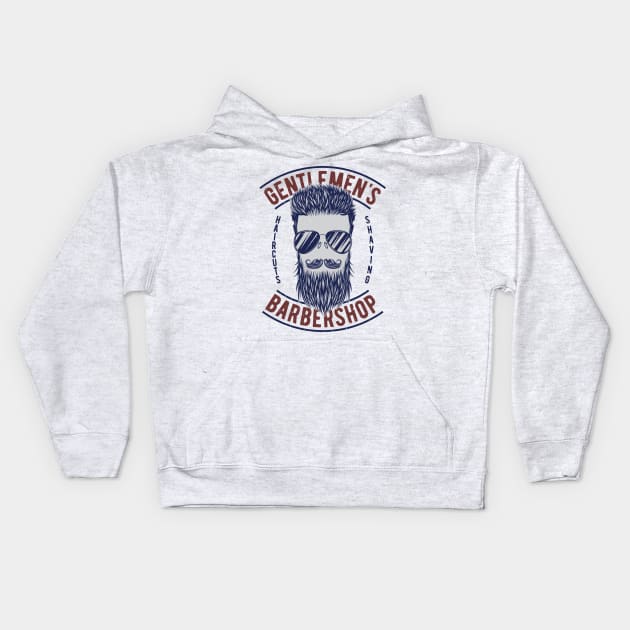 Gentlemen's Barbershop Kids Hoodie by Verboten